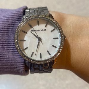 Michael Kors watch with opal face